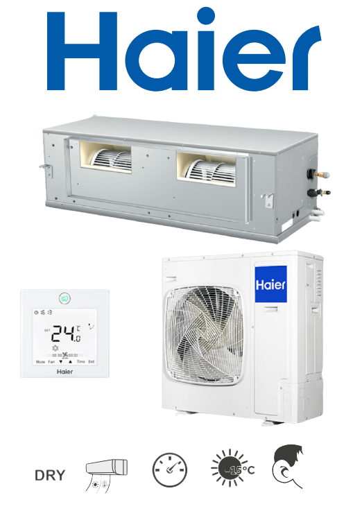 Haier Duct Duct Air Conditioner with a high pressure