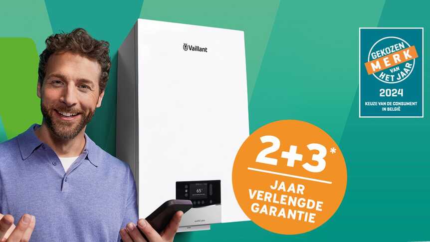 Gesloten condensatiegaswandketel Vaillant ecoTEC plus VCW36